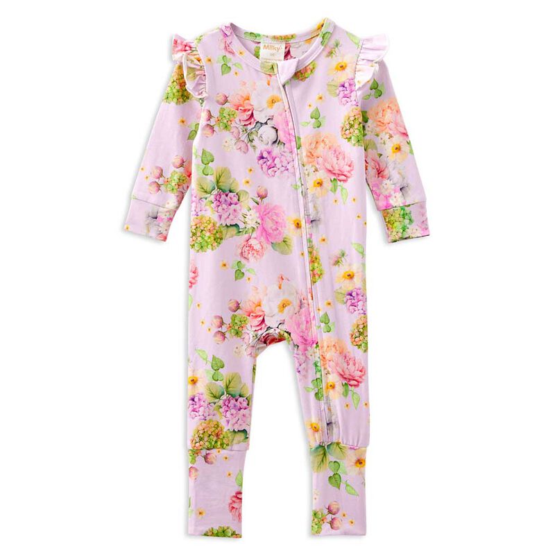Milky Lily Belle Zip Romper image number 0